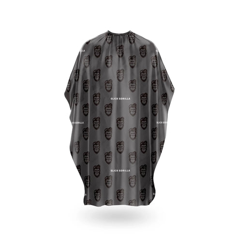 Slick Gorilla Black Barber Cape - Black