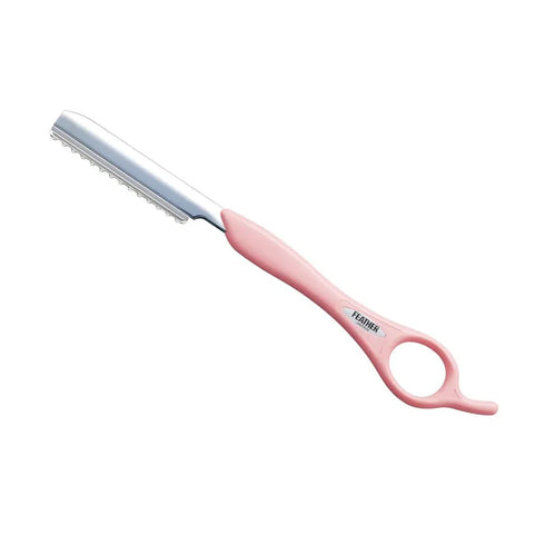 Feather Styling Razor Long Handle - Baby Pink