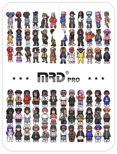 MRD Pro Barber Crew Cape - White