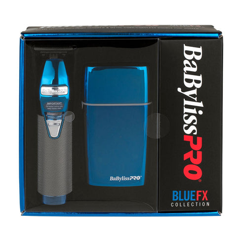 BaBylissPRO Blue FX Lithium Duo Trimmer & Shaver Set