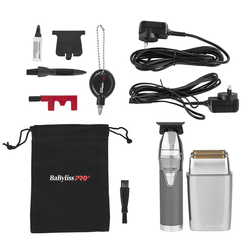 BaBylissPRO Silver Foil Shaver & Outliner Trimmer