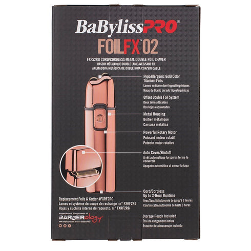 BabylissPro Rose Gold FoilFX02