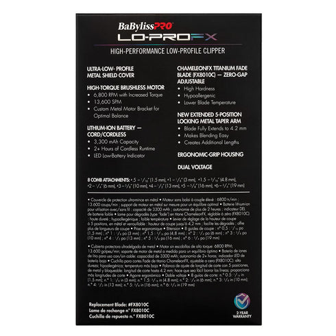 BabylissPro Lo Pro FX Chameleon Clipper