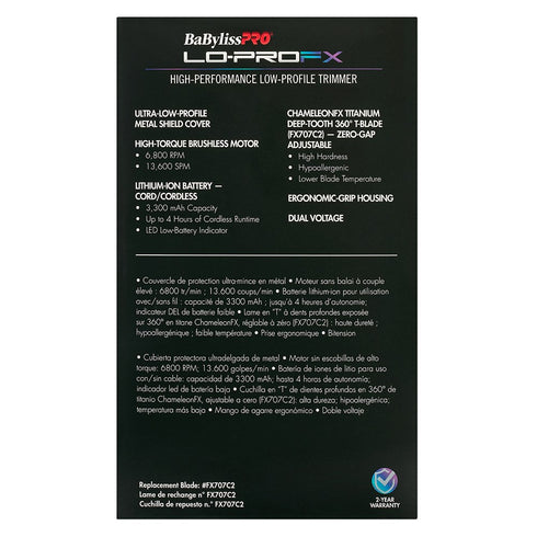 BabylissPro Lo Pro FX Chameleon Trimmer