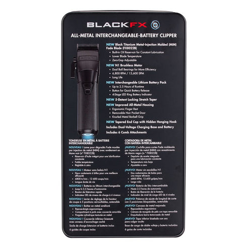 BaBylissPRO FXONE BlackFX Clipper