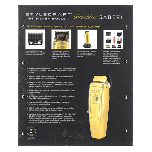 StyleCraft Saber 2.0 Hair Clipper