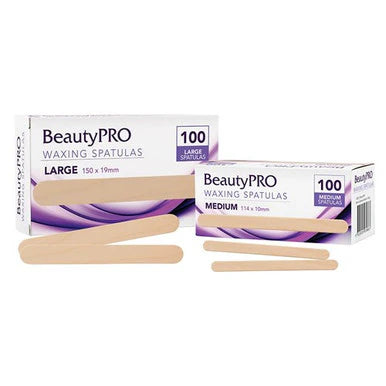 BeautyPRO Medium Waxing Applicator Spatulas - 100pcs