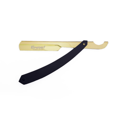 Bravo's Turkish Razor All Metal - Gold & Black