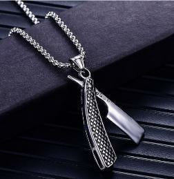 Silver Cut Throat Necklace