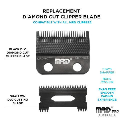 MRD Replacement Diamond Cut Clipper Blade