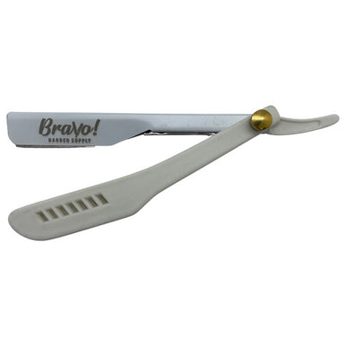 Bravo's White Cut Throat Razor