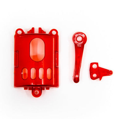 Neon Red Clipper Accessories (Lever, Switch, Motor Cover)