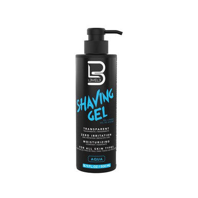 L3VEL3 Transparent Shaving Gel - Aqua 500ml
