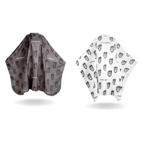 Slick Gorilla Black Barber Cape - Black