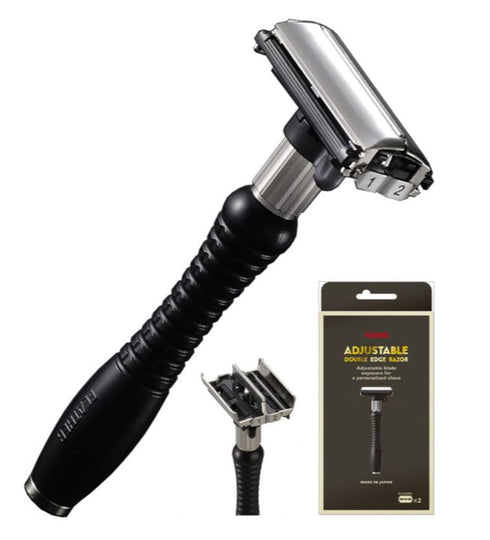 Double Edge Razor with Adjustable Blade Exposure