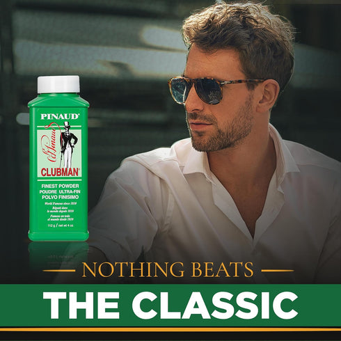 Clubman Pinaud Talc White - 4 oz 112g