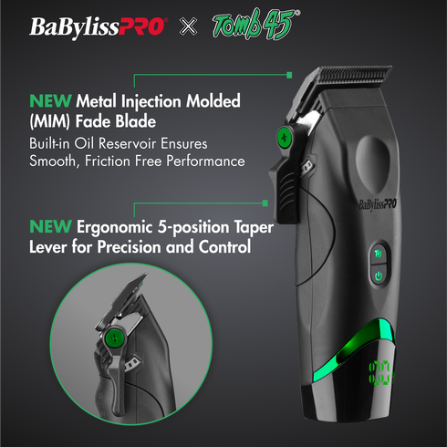 BaBylissPRO x Tomb45 Wireless-Charging Clipper