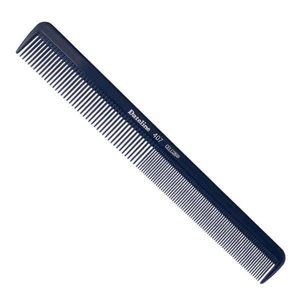 Dateline Professional Blue Celcon 407 Styling Comb - 21.5cm