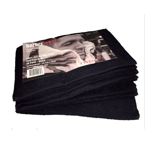 Barber Towels- Black 295mmX 590mm