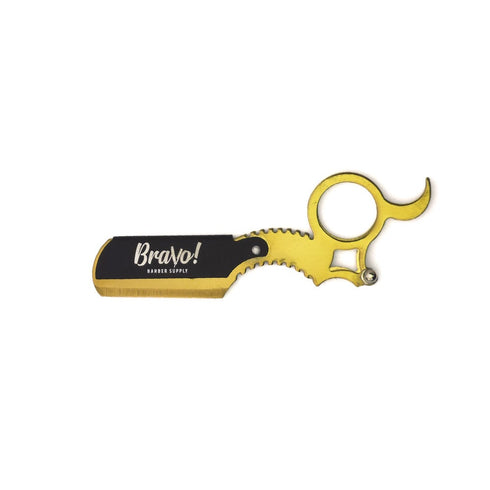 Bravo's Straight Razor - Gold & Black