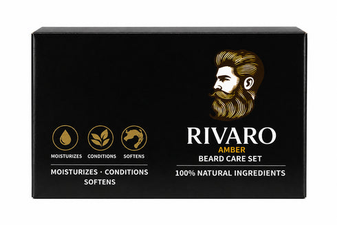 RIVARO AMBER BEARD CARE SET
