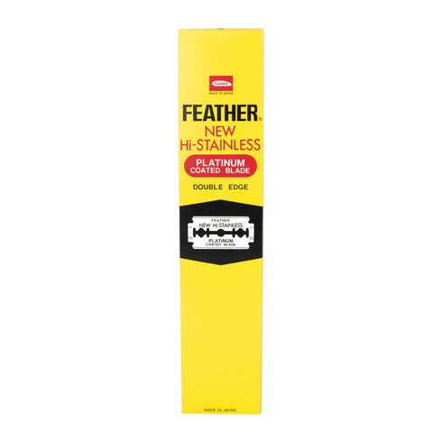 Feather Razor Blades Hi-stainless Double Edge 100pcs