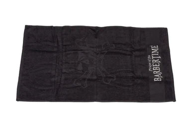 BarberTime Black Barber Towel