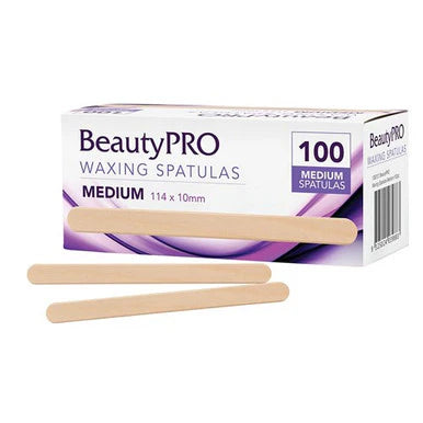 BeautyPRO Medium Waxing Applicator Spatulas - 100pcs
