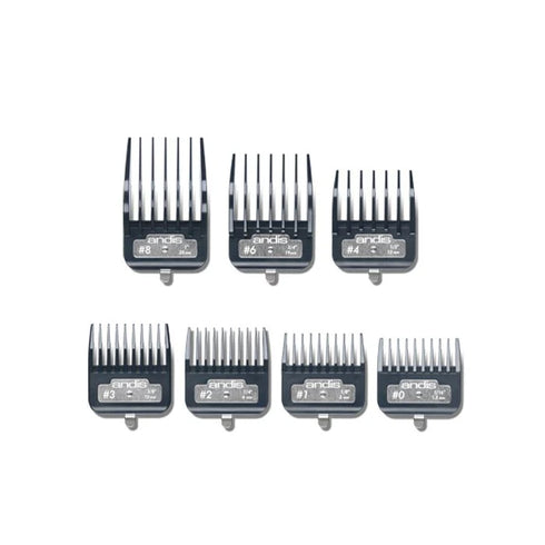 Andis Premium Metal Clip Comb Set 7 pcs