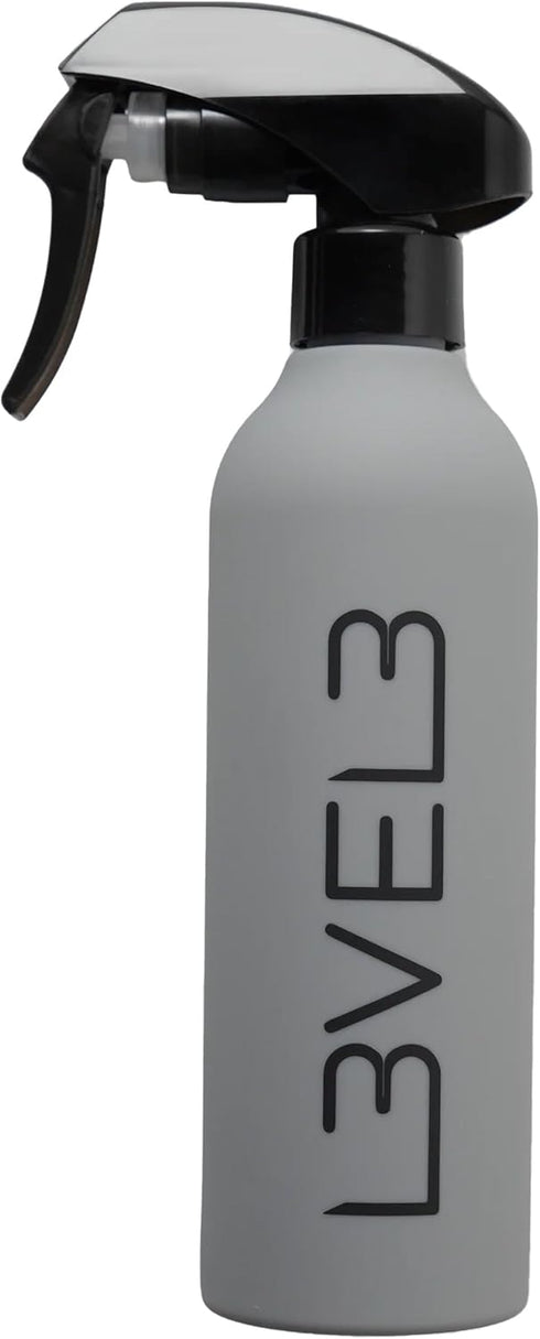 L3VEL3 Rubberized Spray Bottle - Grey