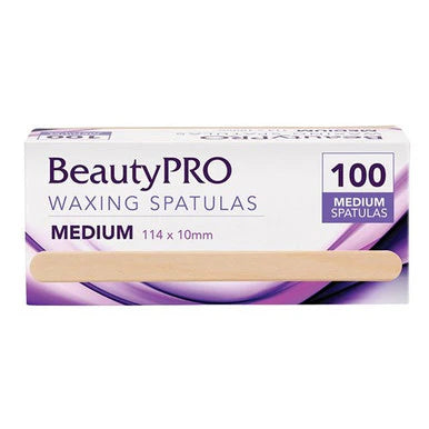 BeautyPRO Medium Waxing Applicator Spatulas - 100pcs
