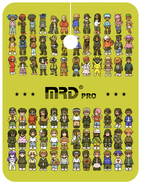 MRD Pro Barber Crew Cape - Green