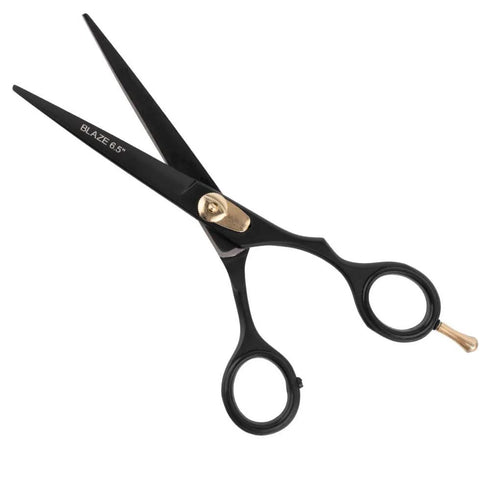Iceman Blaze 6.5" Black Offset Hairdressing Scissors