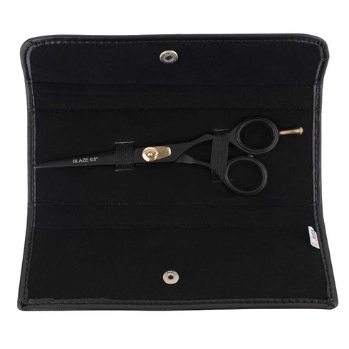 Iceman Blaze 6.5" Black Offset Hairdressing Scissors