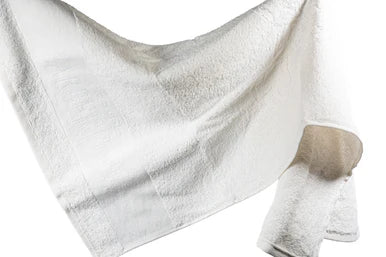 BarberTime White Barber Towel