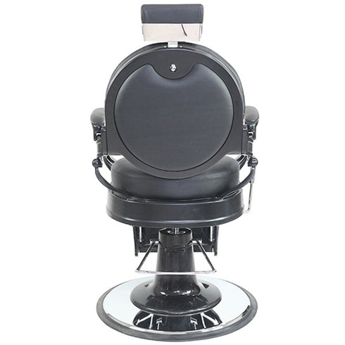 Joiken Harlem Barber Chair - Black Frame - Black Upholstery