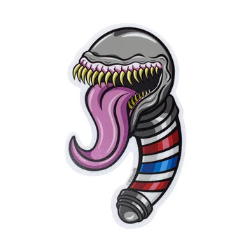 STAY HUNGRY BARBER STICKER