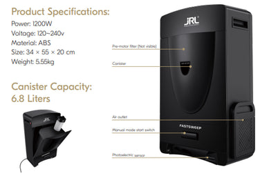 JRL Fast Sweep Hair Vacuum