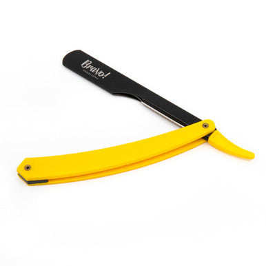 Yellow Cut Throat Razor – Bravo Barber Supply